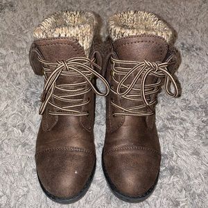 Brown Short Booties